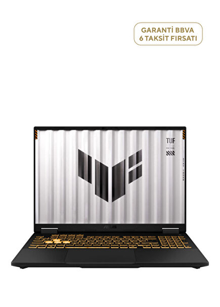 TUF F16 Intel i7-14650HX 32GB RAM 1TB SSD 8GB RTX5060 16'' Full HD+ 165Hz FreeDos Gaming Laptop FX608JMR-RV077