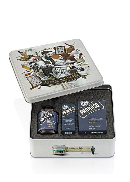 Azure Lime Beard Care Set