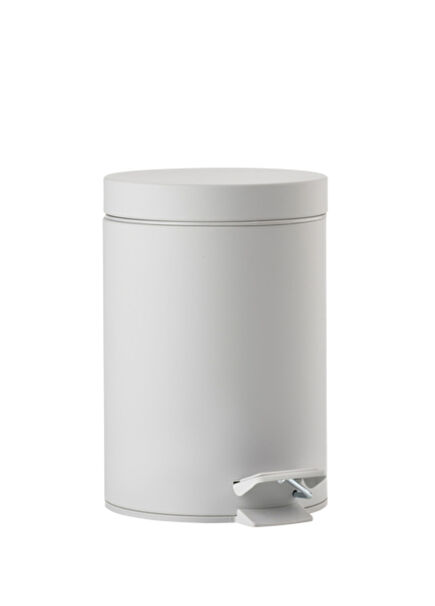 Solo Soft Gri Pedallı Banyo Çöp Kovası 3 Lt