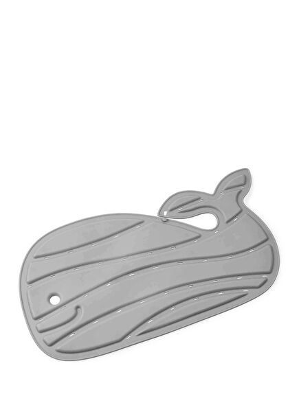 Moby Gray Non-Slip Bath Mat