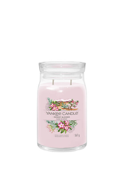 Desert Blooms Woody Floral Pink Candle 567 g