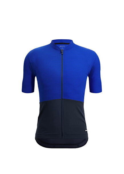 Colore Riga Kısa Kollu Mavi Unisex Bisiklet Forması