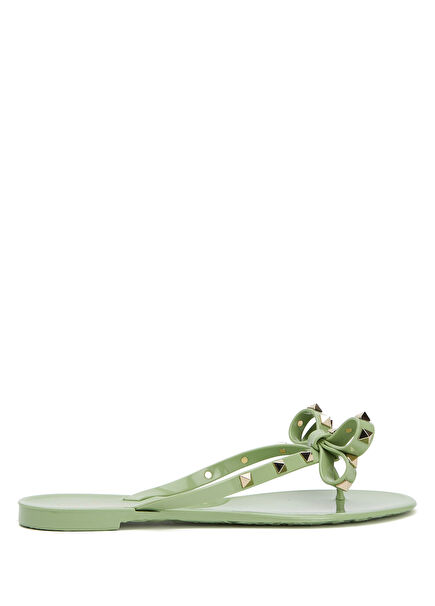 Summer Rockstud Aqua Women's Beach Slippers