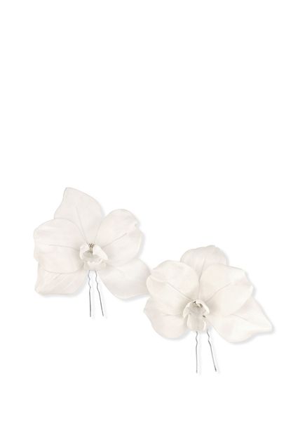 Nile White Silk Veil Accessory
