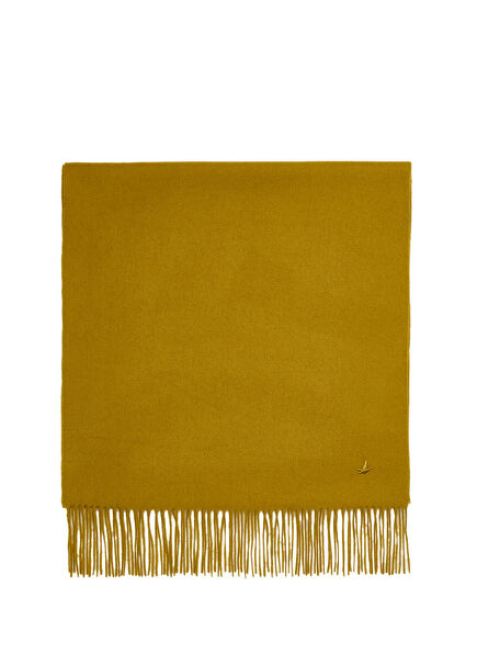Green Women's Cashmere Blend Wool Scarf