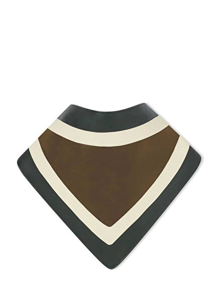 Green Women's Leather Scarf