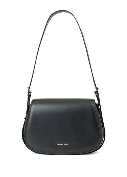Lydia Medium Black Women's Leather Shoulder Bag
