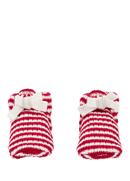 Çizgili Unisex Bebek Patik