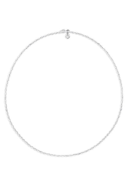 Tiger Charm 925 Sterling Silver Palm Chain Men's Necklace