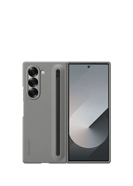 Galaxy Z Fold 6 Kalemli Gri Telefon Kılıfı EF-OF95PCJEGWW