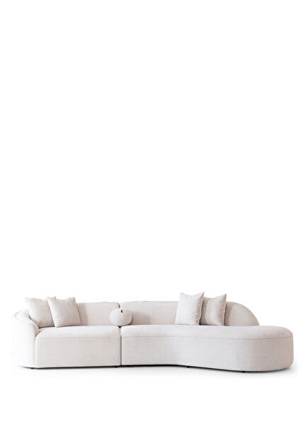 Petit White Corner Corner Sofa