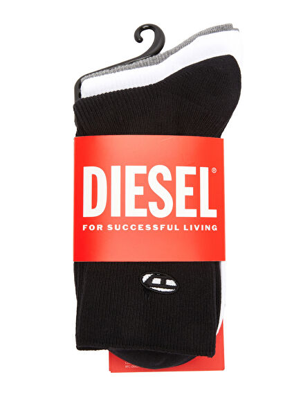 Multicolored 3-Piece Men's Socks Set