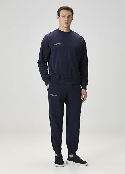 Lacivert Organik Pamuk Eşofman Altı