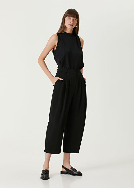 Black Pleated Pants