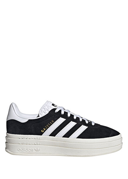 Gazelle Bold W Siyah Beyaz Kadın Süet Sneaker