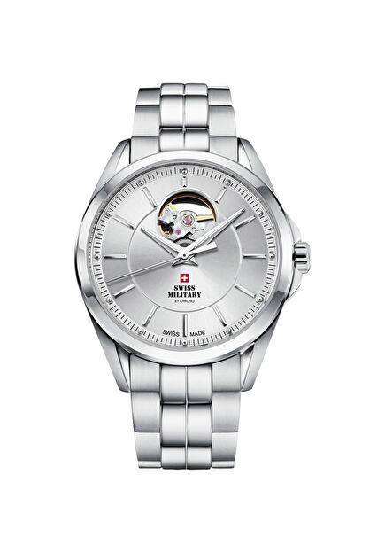 By Chrono Elegant Automatic SMA34085.22 Gümüş Çelik Erkek Kol Saati 
