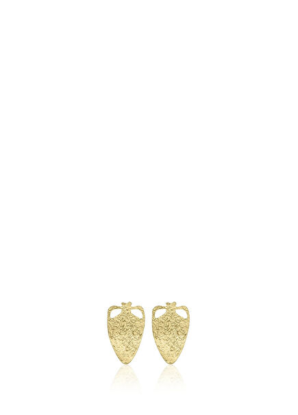 Amphora Gold Plated Earrings