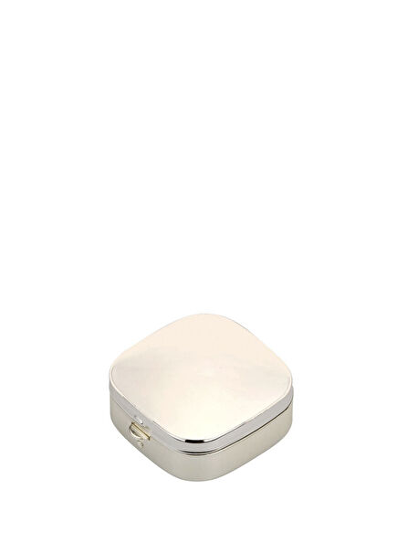 Chrome Plated Square Medicine Box