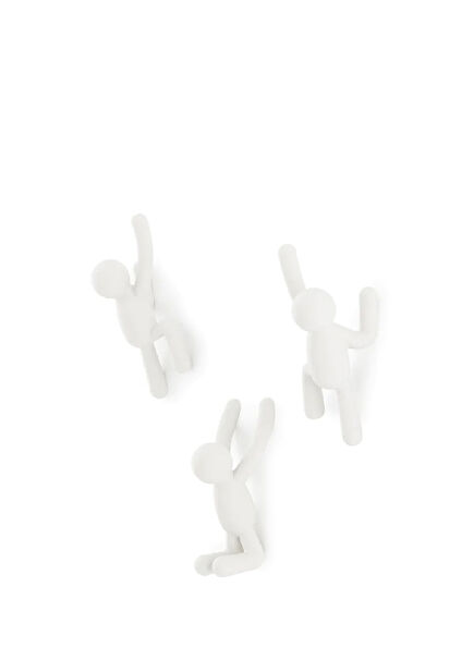 Buddy White Wall Hook Hangers
