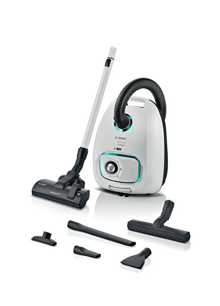 BGL41HYG2H Serie 4 ProHygienic White Vacuum Cleaner with Dust Bag