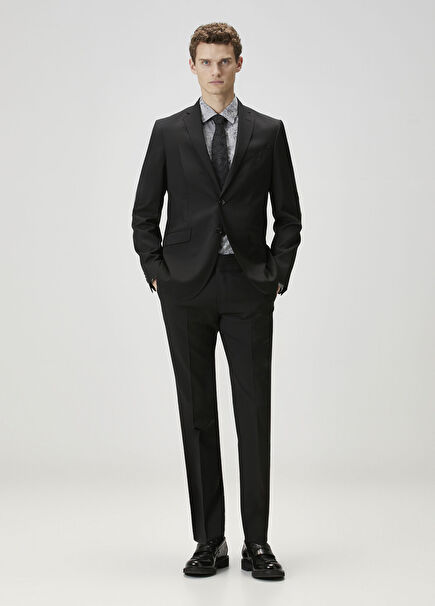 Siyah Yün Takım Elbise