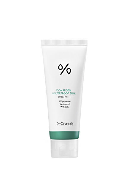 Cica Regen Waterproof Sun SPF50+ PA++++ Suya Dayanıklı Nemlendirici Yüz ve Vücut Güneş Kremi 100 ml