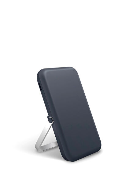 Hoveo 5.000mAh Magsafe Özellikli Standlı Lacivert Powerbank