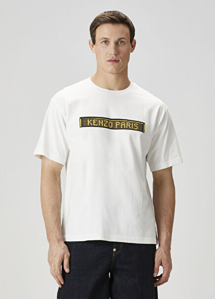 Kırık Beyaz Oversized T-shirt