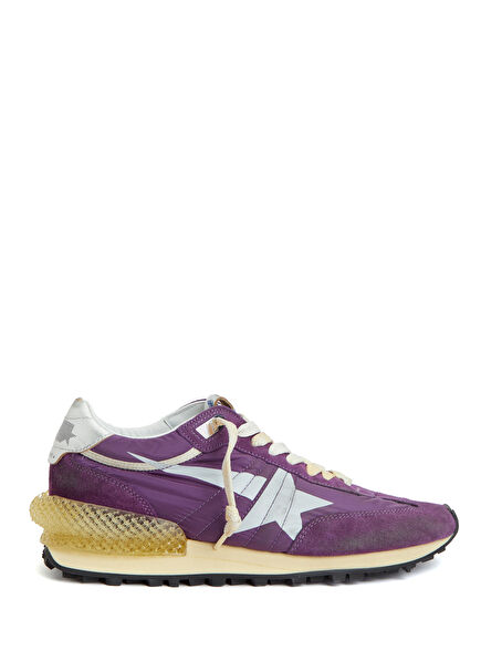 Marathon Purple Silver Logo Women's Sneakers