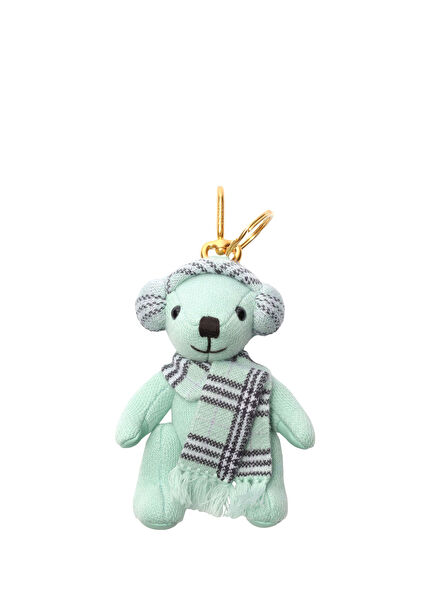 Thomas Teddy Bear Green Women's Keychain
