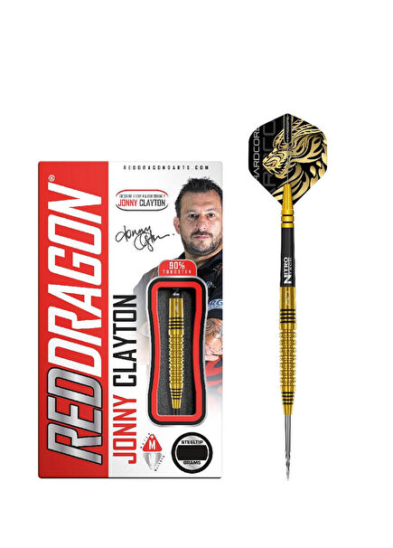 Jonny Clayton Gold % 90 Tungsten Çelik Uçlu Dart Oku