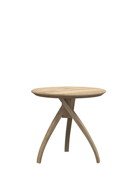 Twist Oak Side Table