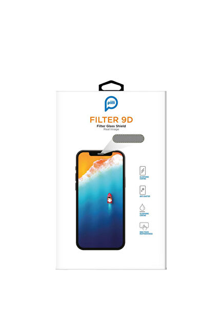 iPhone 16 Toz Filtreli 9D Ekran Koruyucu