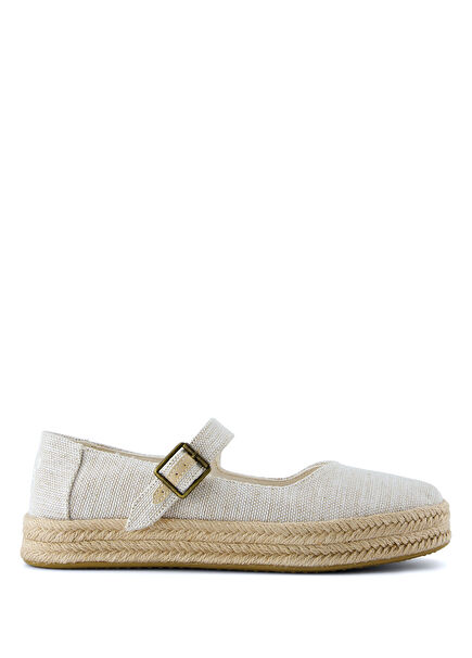 Carolina Naturel Bantlı Kadın Espadril