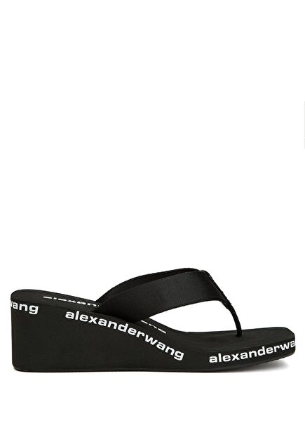 Black Women's Beach Slippers
