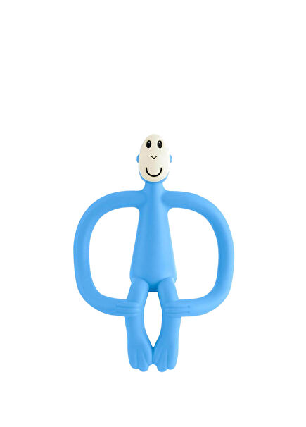 Monkey Bebe Mavisi Silikon Diş Kaşıyıcı