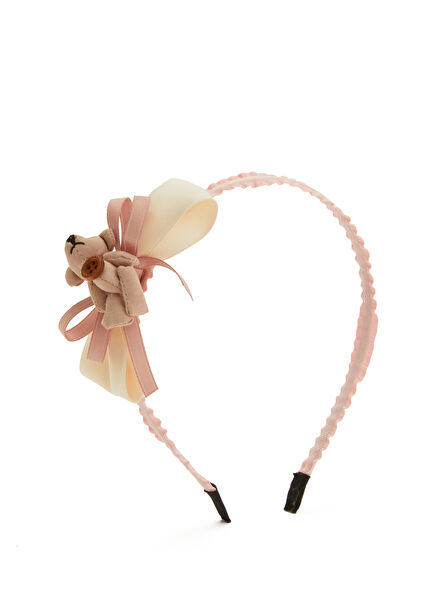 Lush Brown Ecru Girls Hair Band