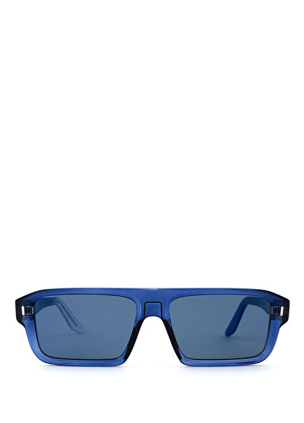 Cooper Acetate Navy Blue Unisex Sunglasses