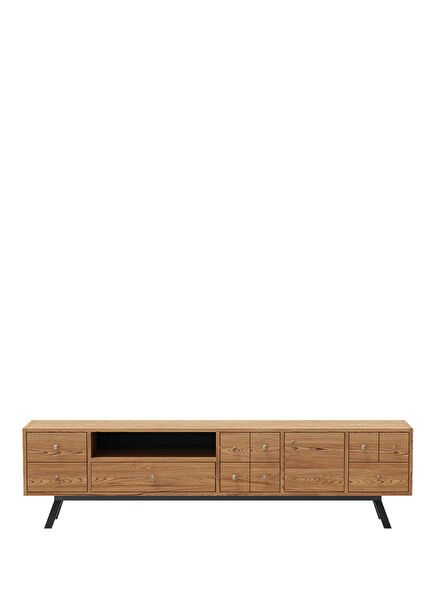 Sandık Keten Yağlı Meşe Tv Ünitesi 202 cm