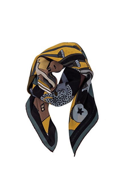 Colour Of The Night Women's Silk Scarf