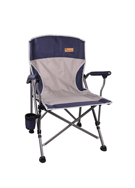 Huxley Navy Blue Folding Camping Chair
