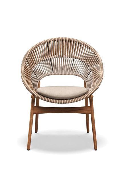 Bora Sorrel Teak Wicker Garden Chair