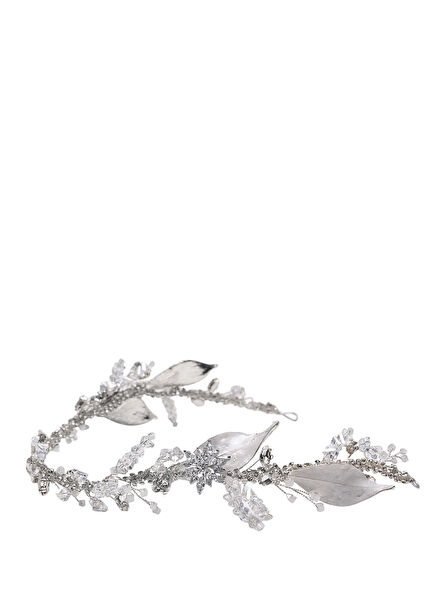 Cassia Kristal Swarovski Taşlı ve Yapraklı Kadın Saç Aksesuarı