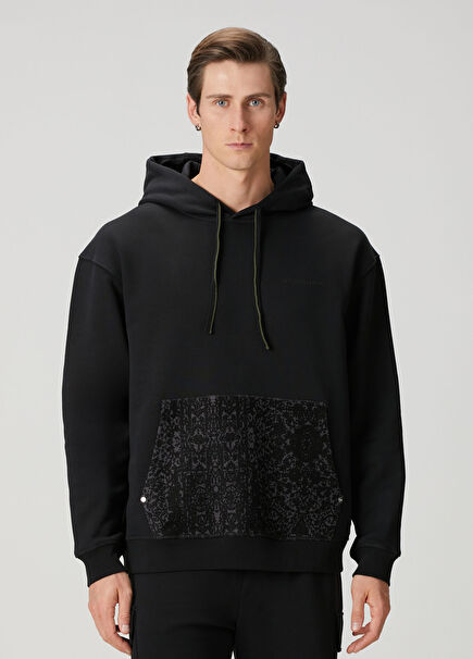 Black Hooded Sweatshirt