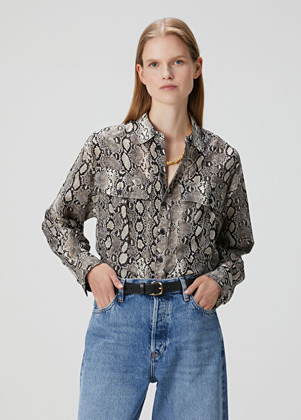 Yılan Desenli Gömlek