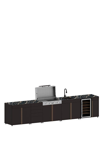 5004 Pure 5 Module Garden Kitchen 440 cm