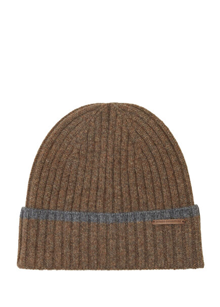 Brown Men's Wool Beanie