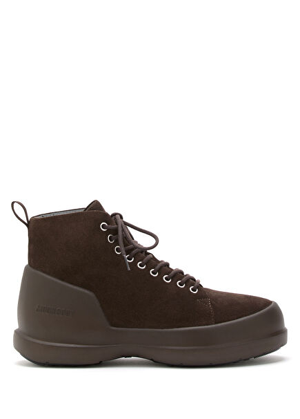 Mezzaluna Brown Men's Suede Snow Boots