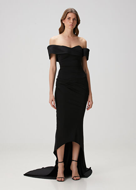 Black Maxi Evening Dress