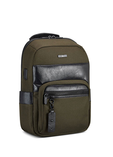 41226101 Zaino Slim 1 Nevada Nero Ballistic Green Unisex Briefcase